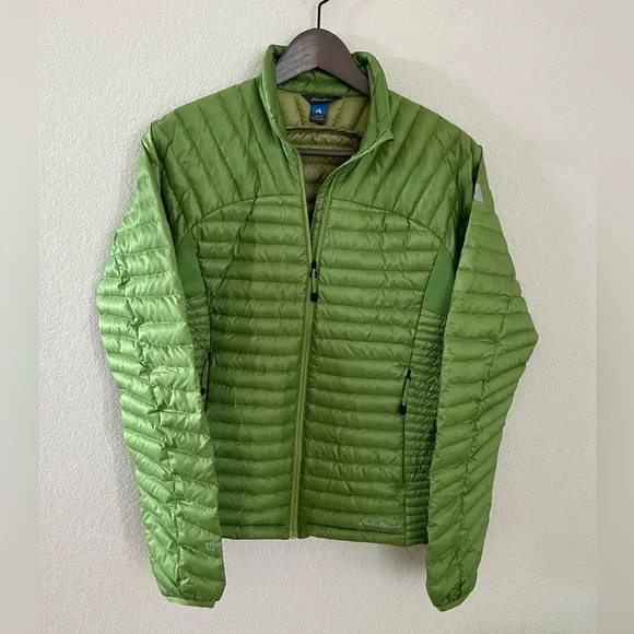 NWOT. Eddie Bauer First Ascent Down Jacket. Size S Color: Green - Picture 1 of 9